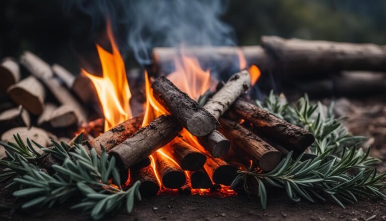 How Much Sage or Rosemary to Use in a Campfire