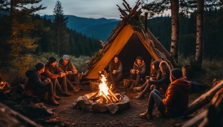 Building a Cozy Shelter Around a Campfire: Tips & Tricks